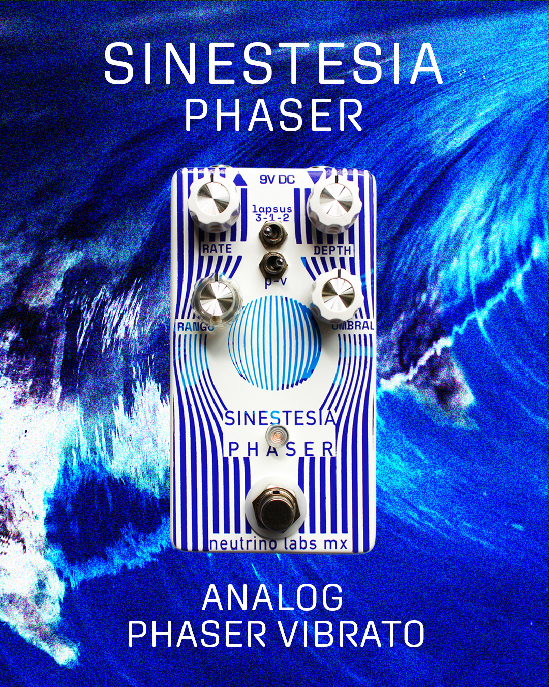 SINESTESIA PHASER - Phaser Análogo Vibrato