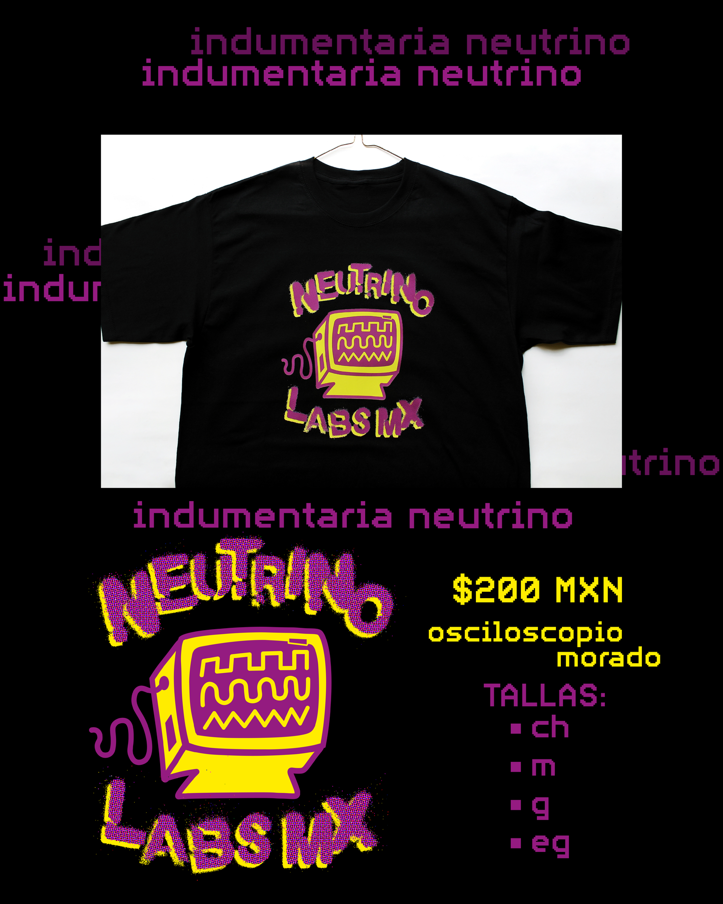 NEUTRINO MERCH-/INDUMENTARIA