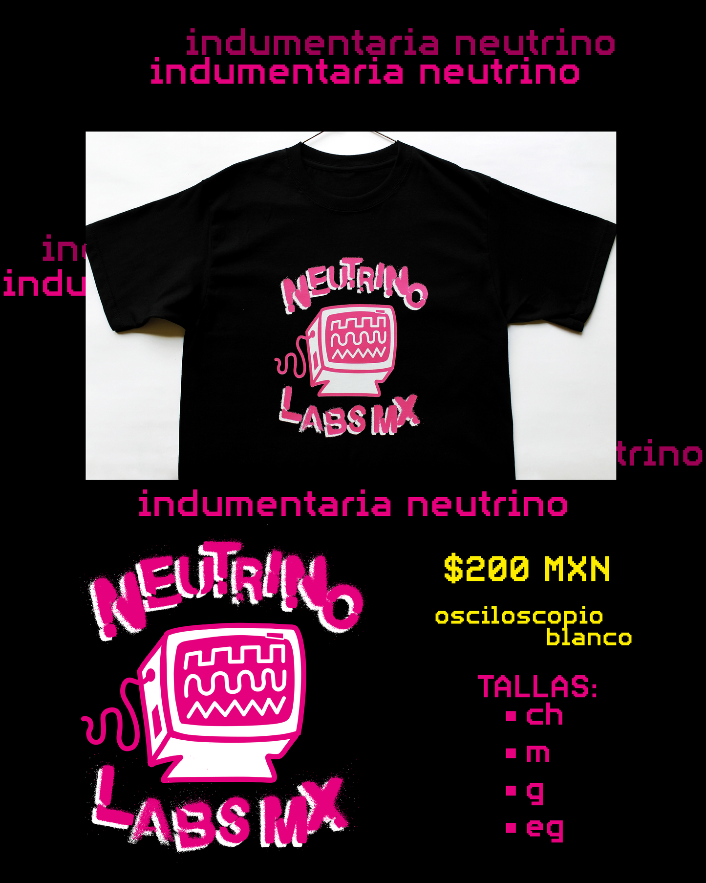 NEUTRINO MERCH-/INDUMENTARIA