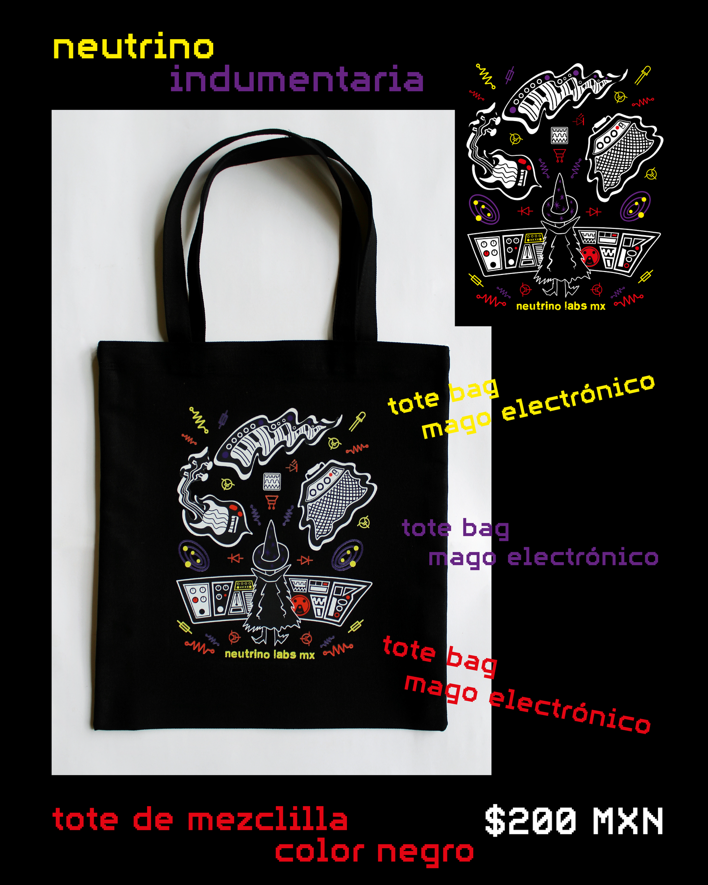 TOTE BAG NEUTRINO